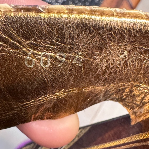 Prada Women's Gold and Brown Sandals - Picture 8 of 17